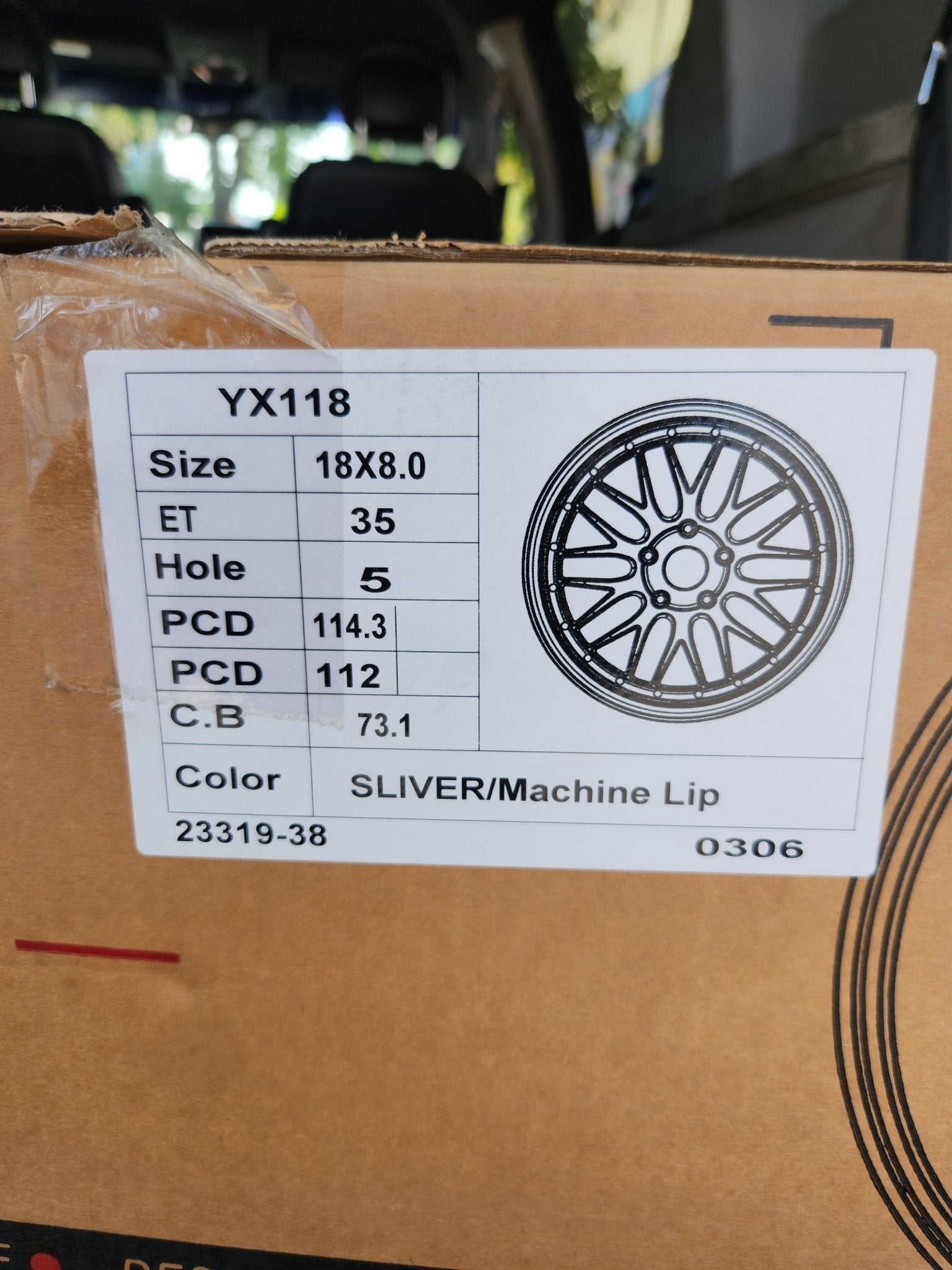 OE - 306 BBS - LM REP 18x8.0 5x112 / 5x114.3 SILVER POLISGED LIP - Gun Hill Tire House (WTW - WHOLESALE TIRES & WHEELS)