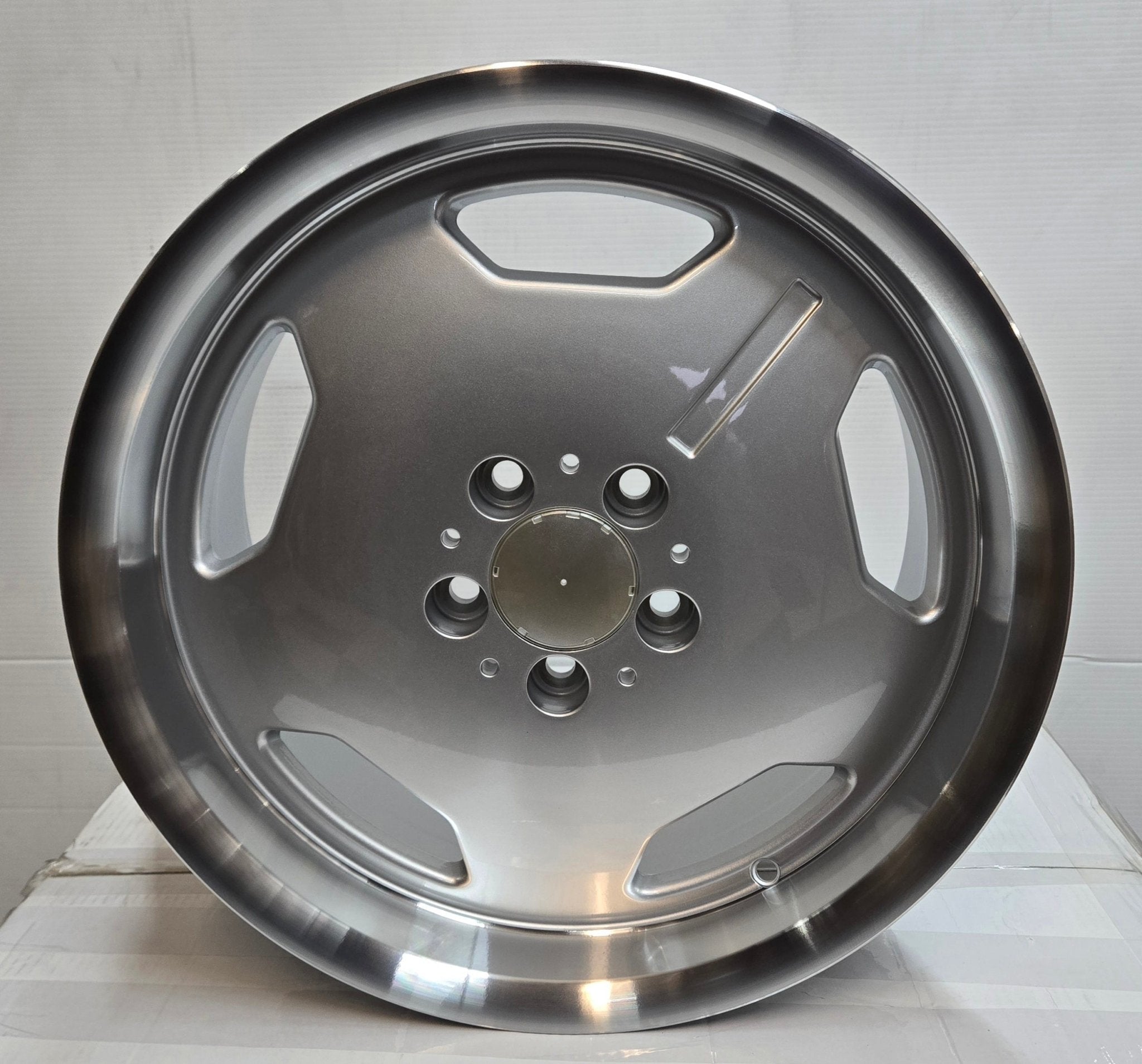 OE - 5270 5 - SPOKE DISH STYLE 17X8.0 5X112 SILVER POLISHED LIP - Gun Hill Tire House (WTW - WHOLESALE TIRES & WHEELS)