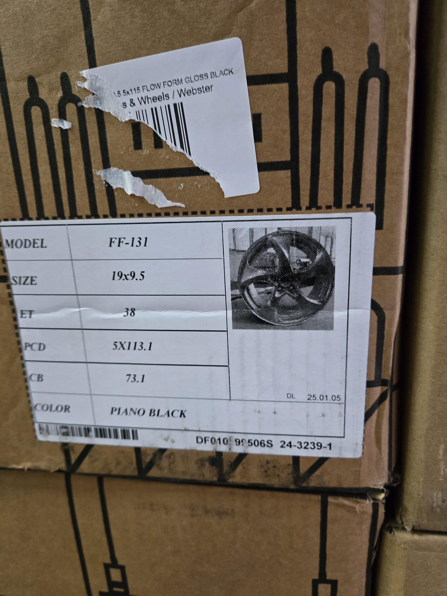 PEGASUS FF131 19X9.5 5X114.3 5X112 PIANO BLACK - Gun Hill Tire House (WTW - WHOLESALE TIRES & WHEELS)