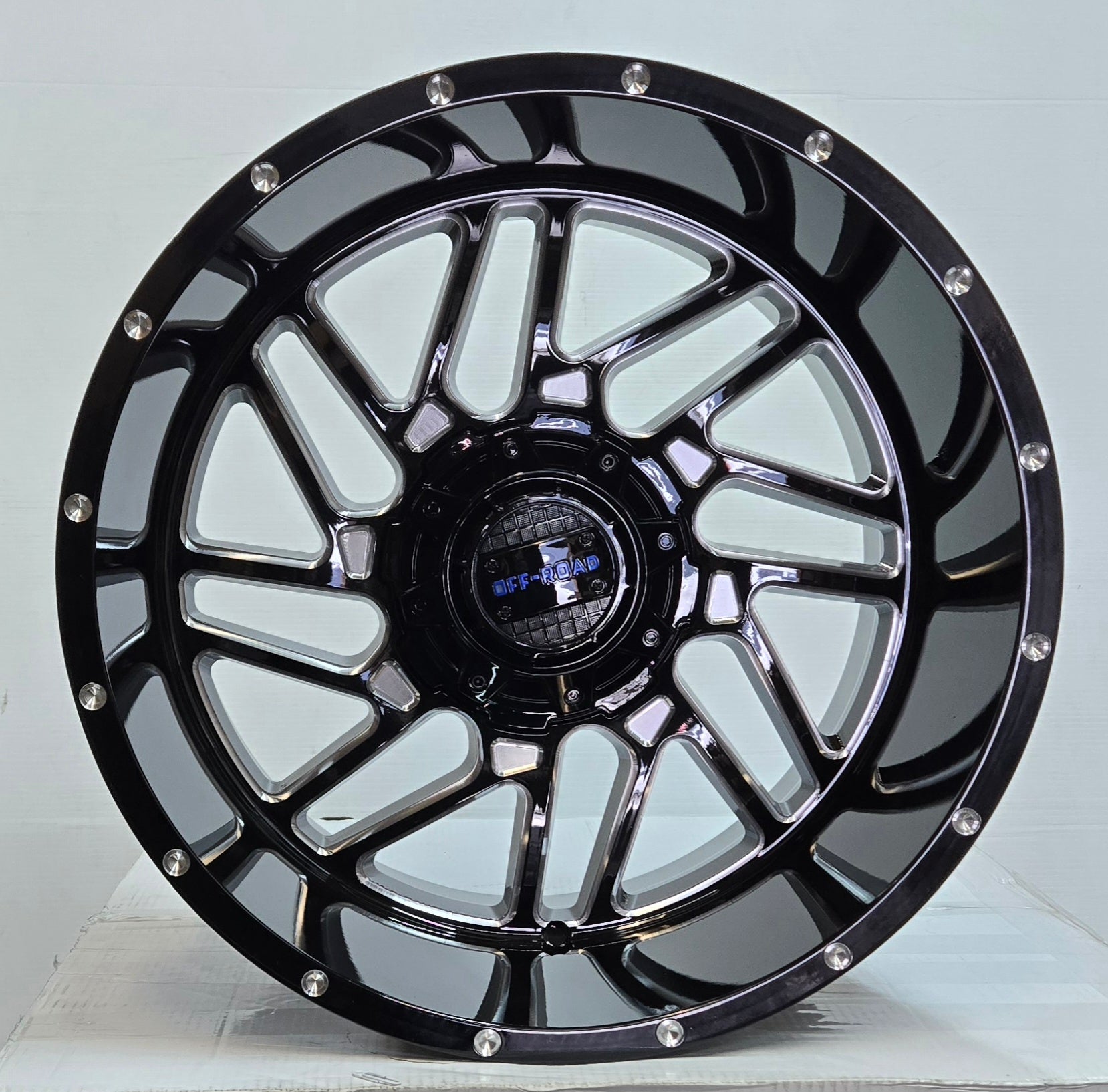 MT232 20X12 6X139.7 BLACK MACHINED MILLED - Gun Hill Tire House (WTW - WHOLESALE TIRES & WHEELS)