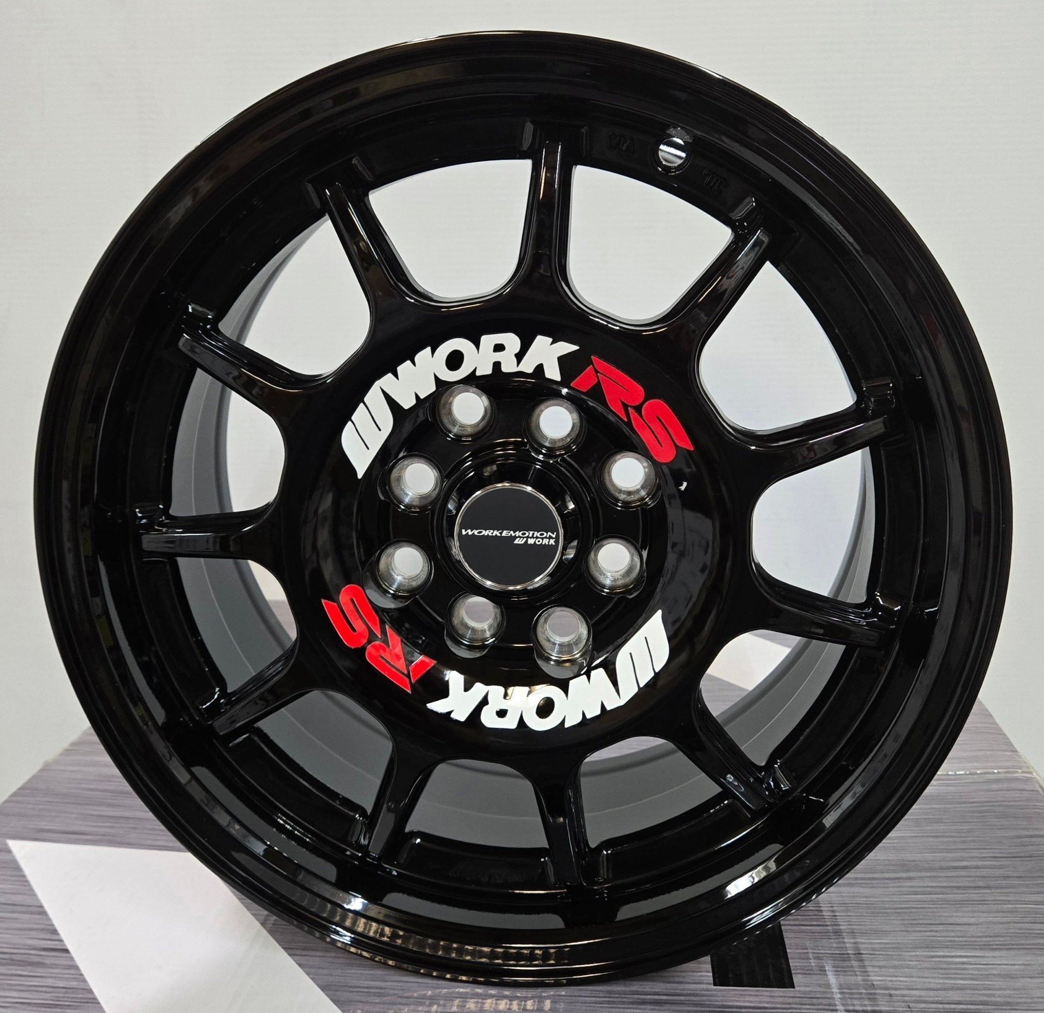 RS11 15x7.0 4x100 / 4x114.3 GLOSS BLACK - Gun Hill Tire House (WTW - WHOLESALE TIRES & WHEELS)