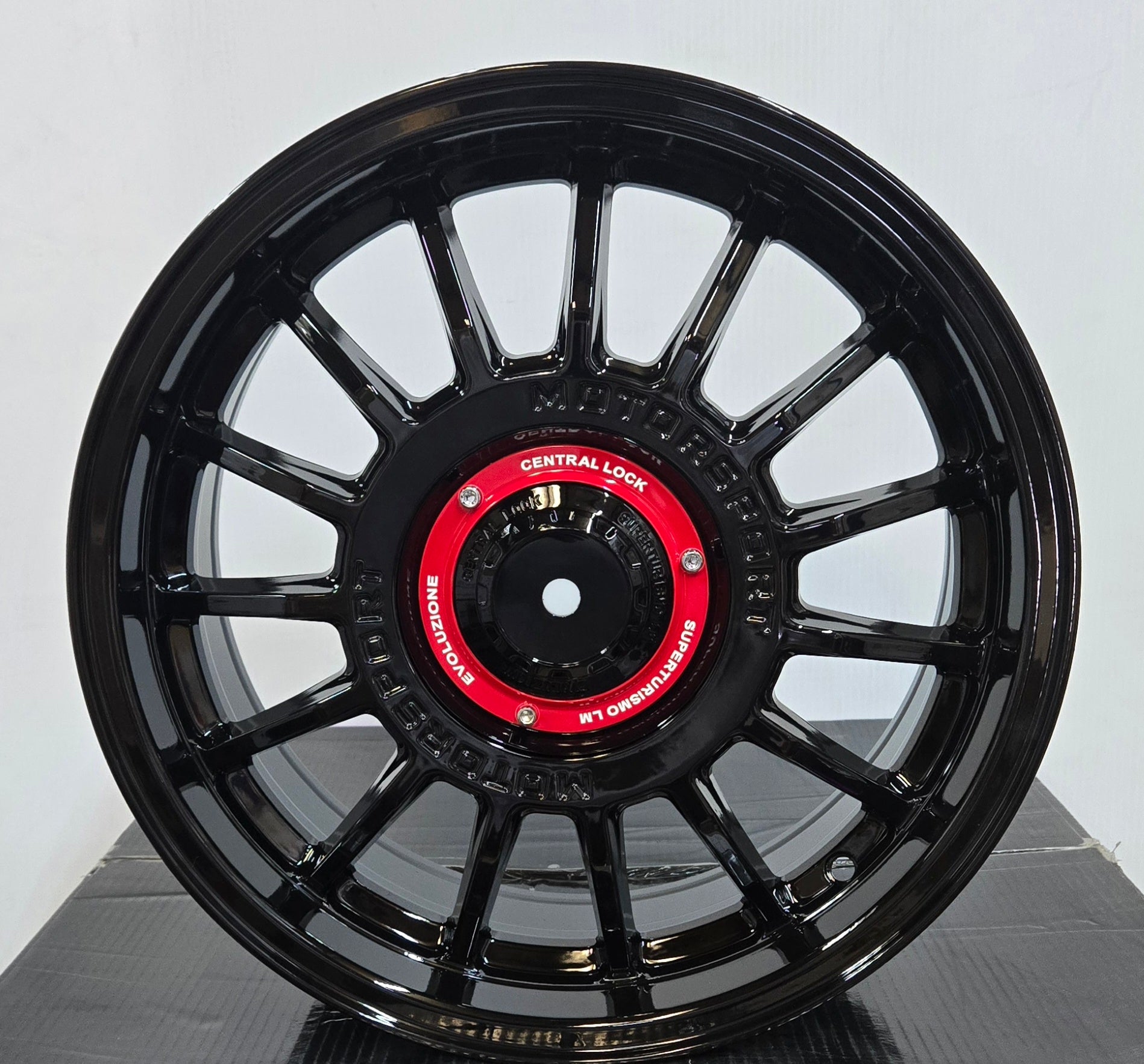 MT - 011 SUPERTOURISTMO STYLE 16X7.0 4X100 4X114.3 PIANO BLACK - Gun Hill Tire House (WTW - WHOLESALE TIRES & WHEELS)