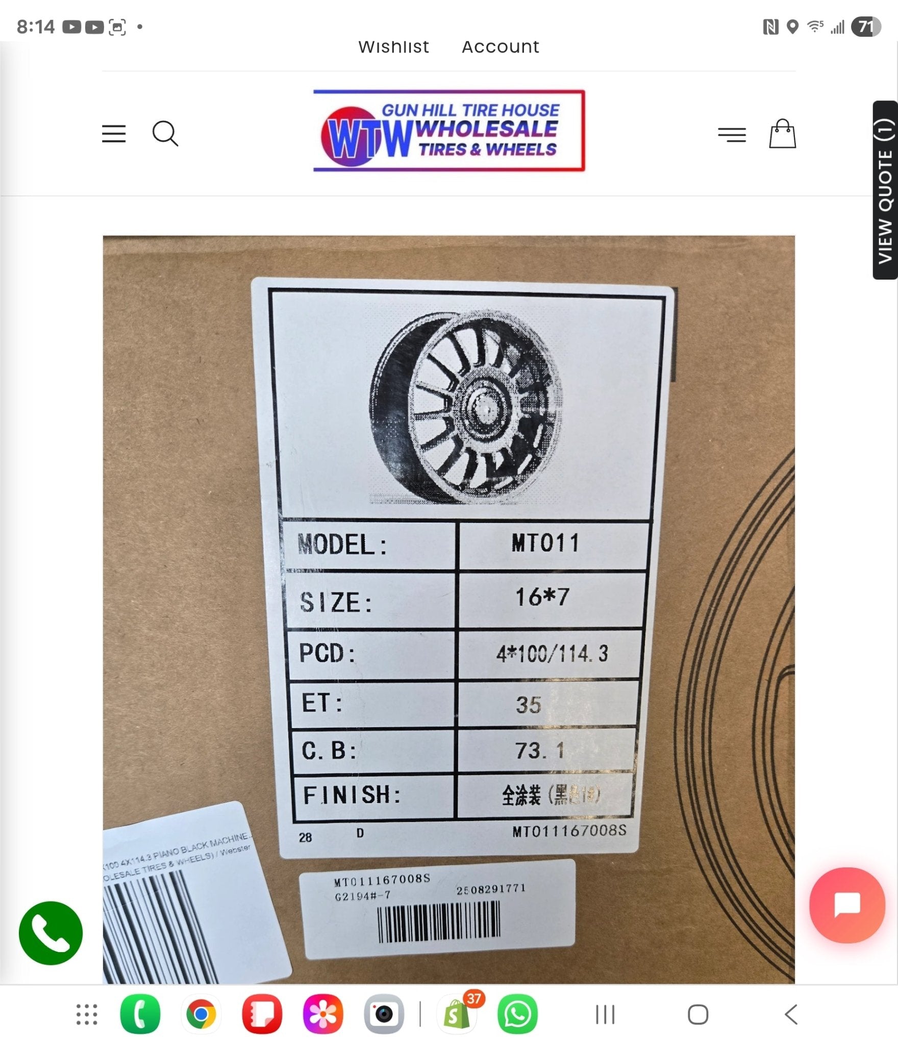 MT - 011 SUPERTOURISTMO STYLE 16X7.0 4X100 4X114.3 PIANO BLACK - Gun Hill Tire House (WTW - WHOLESALE TIRES & WHEELS)