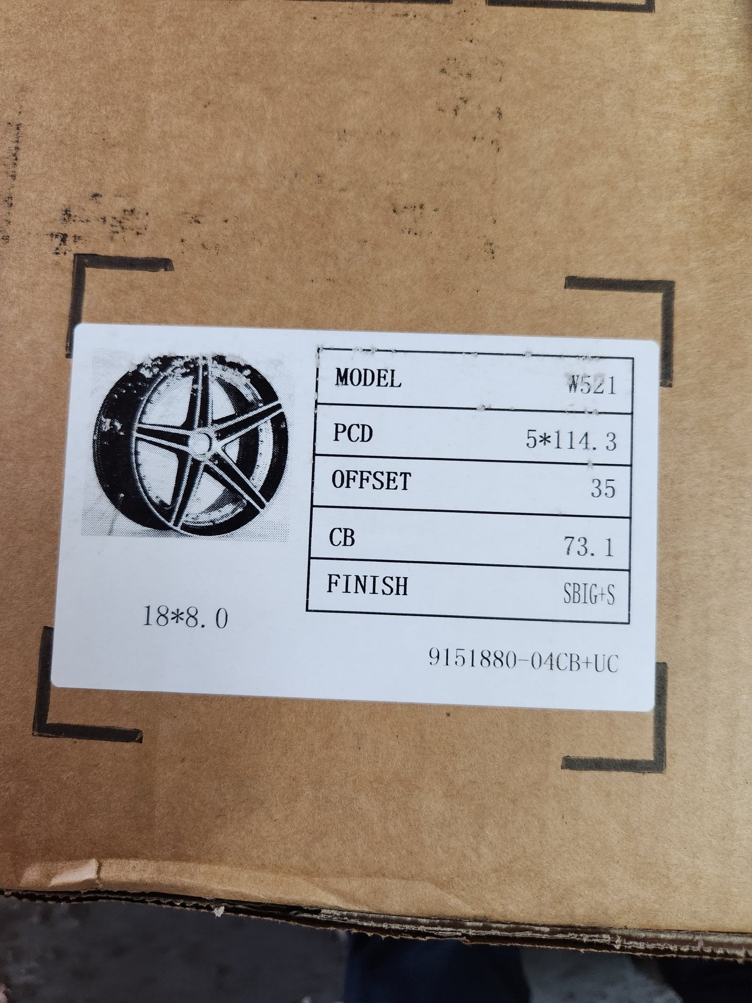 W521 XH915 18x8.0 5x114.3 MATTE BLACK INGRAVE SILVER RIVET - Gun Hill Tire House (WTW - WHOLESALE TIRES & WHEELS)