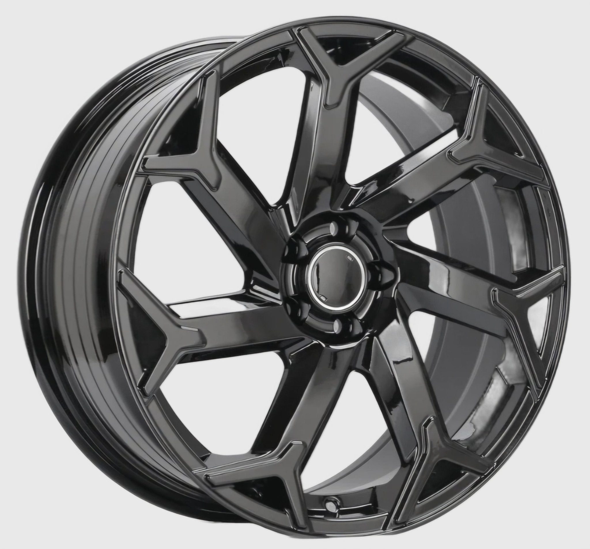 W243 F3051 17x7.5 5x100 GLOSS BLACK - Gun Hill Tire House (WTW - WHOLESALE TIRES & WHEELS)