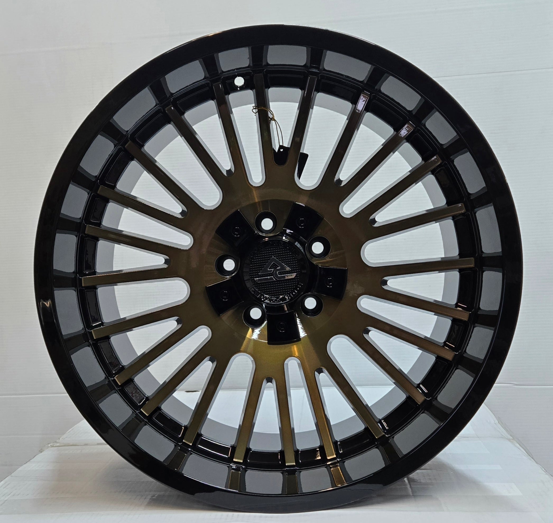 ROCK FORGE RF55 20X10 5X127 5X135 BRONZE CENTER GLOSS BLACK LIP