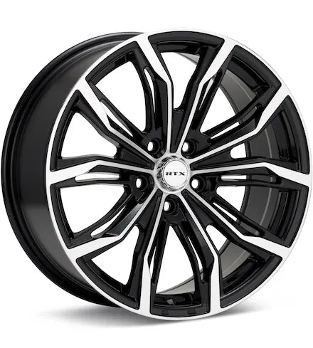 RTX WHEELS BLACK WIDOW SATIN BLACK PAINTED - Gun Hill Tire House (WTW - WHOLESALE TIRES & WHEELS)