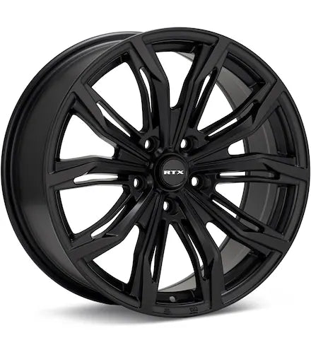 RTX WHEELSÂ BLACK WIDOW SATIN BLACK PAINTED - Gun Hill Tire House (WTW - WHOLESALE TIRES & WHEELS)
