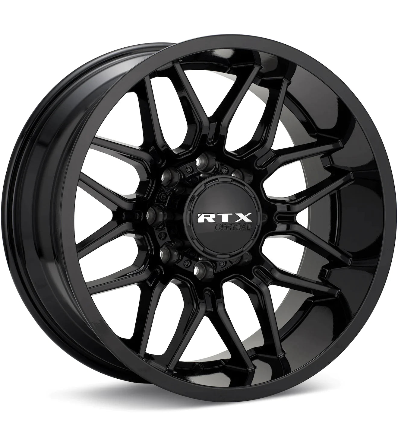 RTX WHEELS CLAW GLOSS BLACK W/MILLED ACCENT - Gun Hill Tire House (WTW - WHOLESALE TIRES & WHEELS)