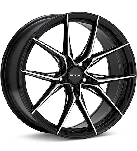 RTX WHEELSÂ SLICK MACHINED W/GLOSS BLACK ACCENT - Gun Hill Tire House (WTW - WHOLESALE TIRES & WHEELS)