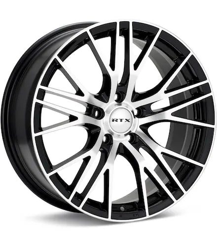 RTX WHEELS VERTEX MACHINED W/GLOSS BLACK ACCENT - Gun Hill Tire House (WTW - WHOLESALE TIRES & WHEELS)