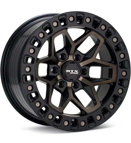 RTX WHEELS ZION BLACK MACHINED W/BRONZE TINT - Gun Hill Tire House (WTW - WHOLESALE TIRES & WHEELS)