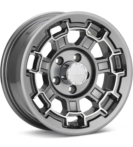 SENDEL TOWABLE T18 MACHINED W/GUNMETAL ACCENT - Gun Hill Tire House (WTW - WHOLESALE TIRES & WHEELS)