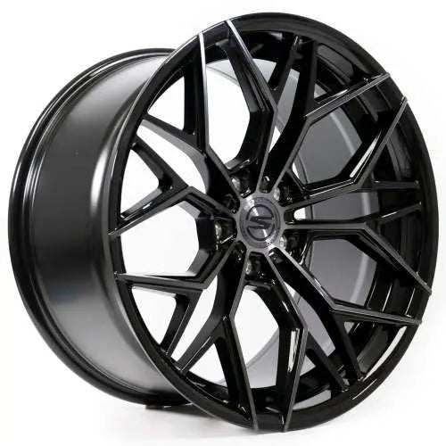 ARENA S105 SYNDICATE 20X9.0 5X112 GLOSS BLACK MACHINED DDT FACE AND LIP - Gun Hill Tire House (WTW - WHOLESALE TIRES & WHEELS)