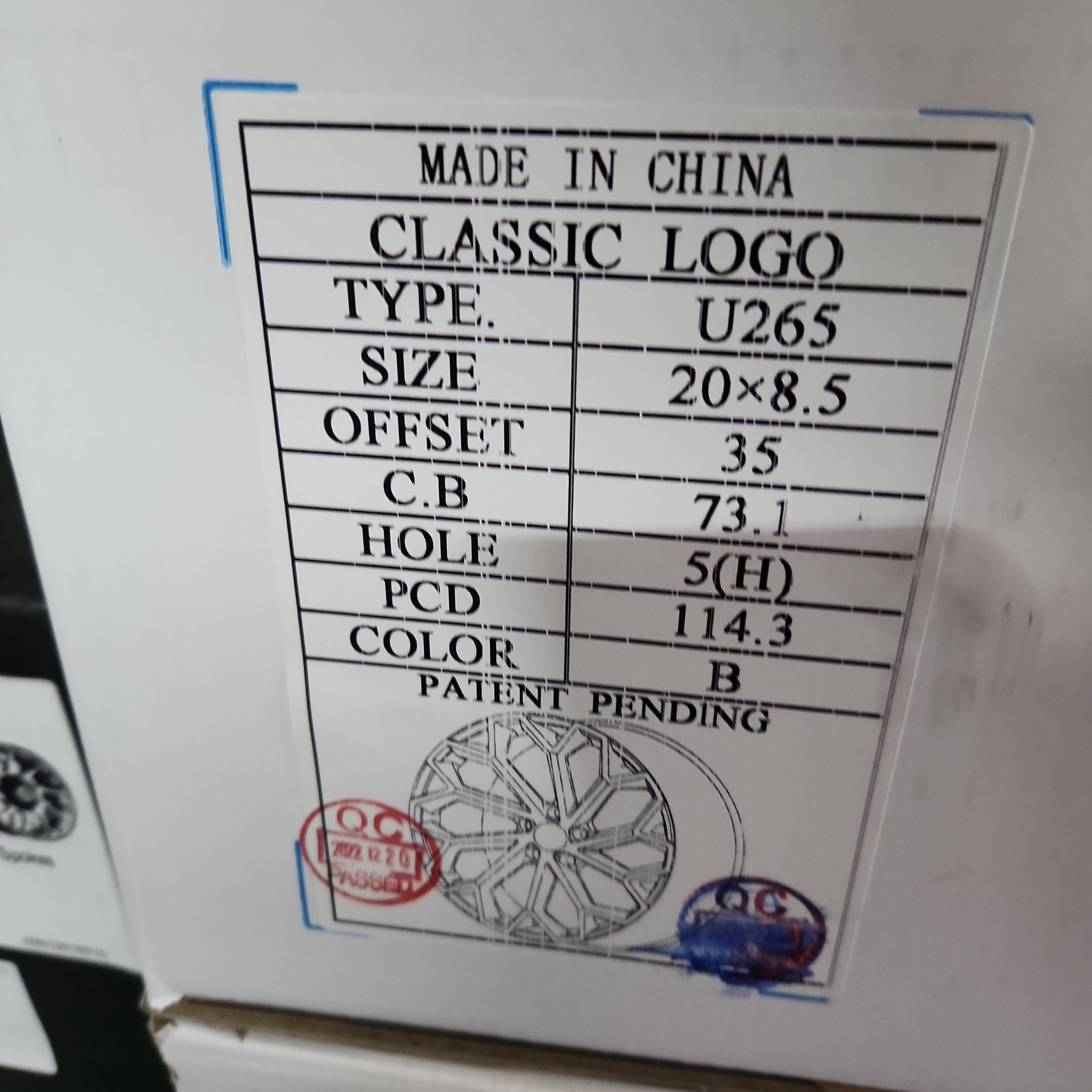 U2 65 - M WHEELS 20X8.5 5X114.3 BLACK - Gun Hill Tire House (WTW - WHOLESALE TIRES & WHEELS)