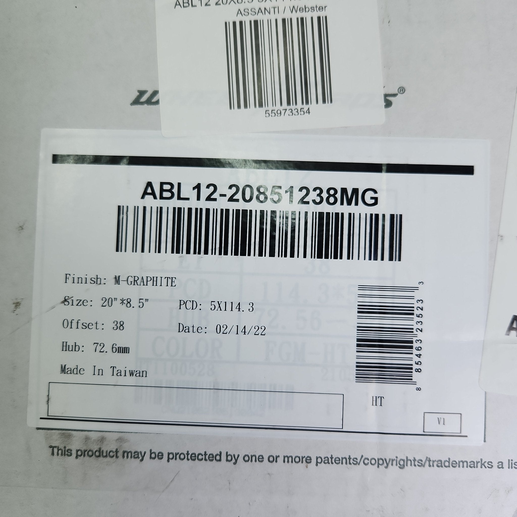 ASSANTI ABL12 WHEELS 20X8.5 5X114.3 M - GRAPHITE - Gun Hill Tire House (WTW - WHOLESALE TIRES & WHEELS)