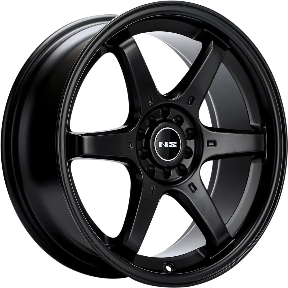 NS 1507 18X8.0 4X100 - 4X4.5 MATTE BLACK - Gun Hill Tire House (WTW - WHOLESALE TIRES & WHEELS)