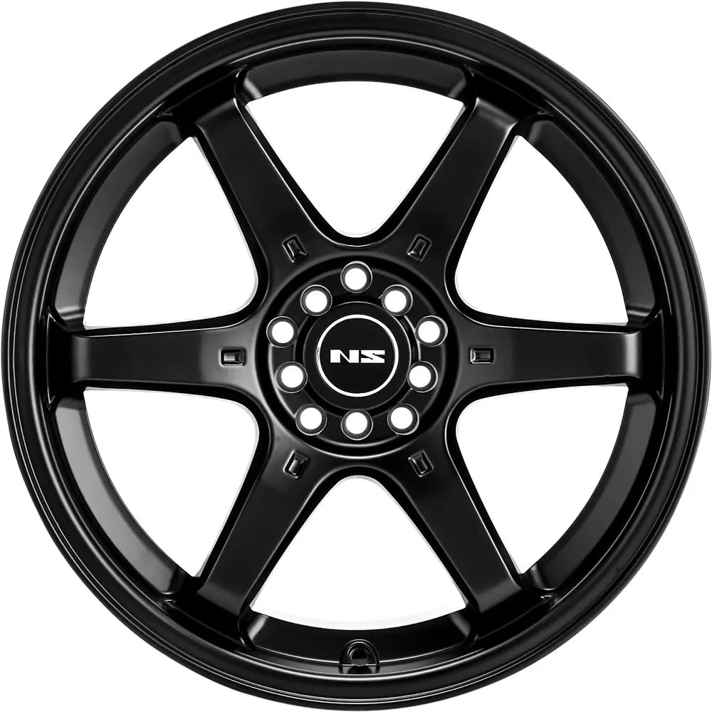 NS 1507 18X8.0 4X100 - 4X4.5 MATTE BLACK - Gun Hill Tire House (WTW - WHOLESALE TIRES & WHEELS)