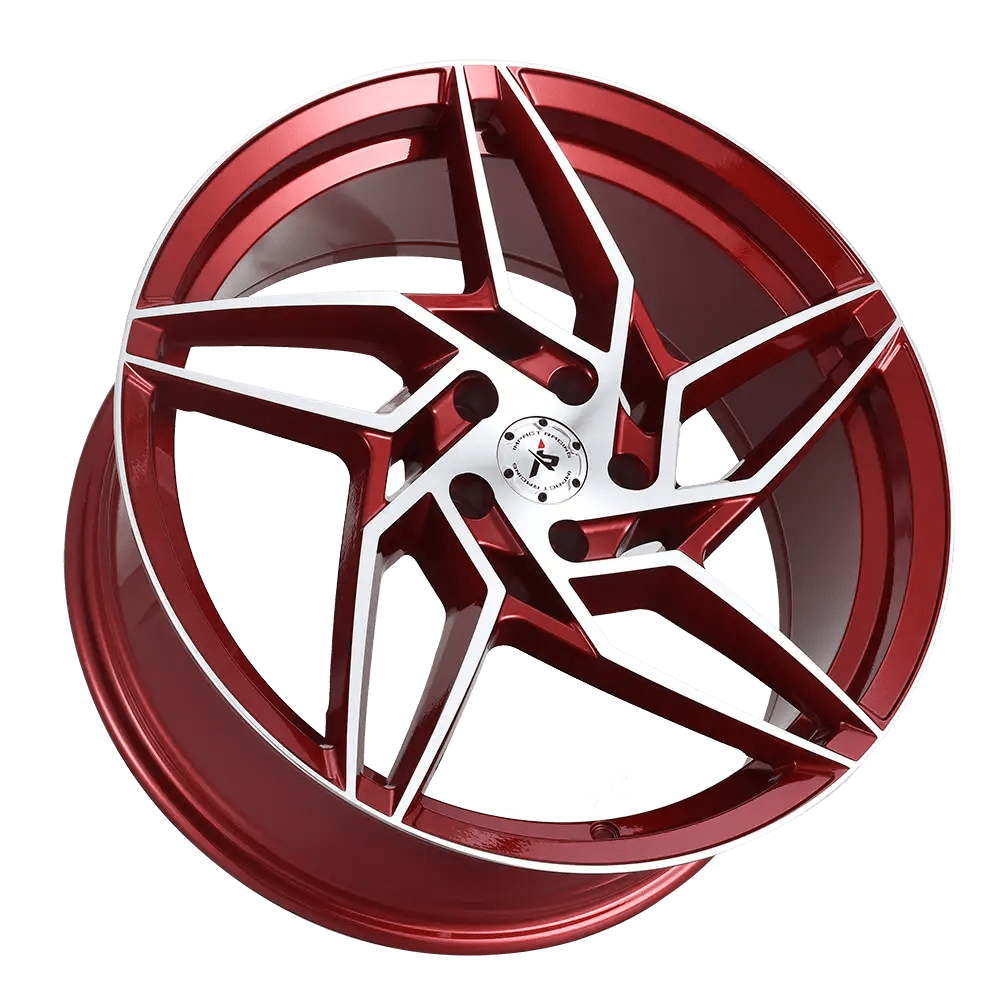 IMPACT RACING 605 20X8.5 5X4.5 CANDY RED MACHINE FACE - Gun Hill Tire House (WTW - WHOLESALE TIRES & WHEELS)