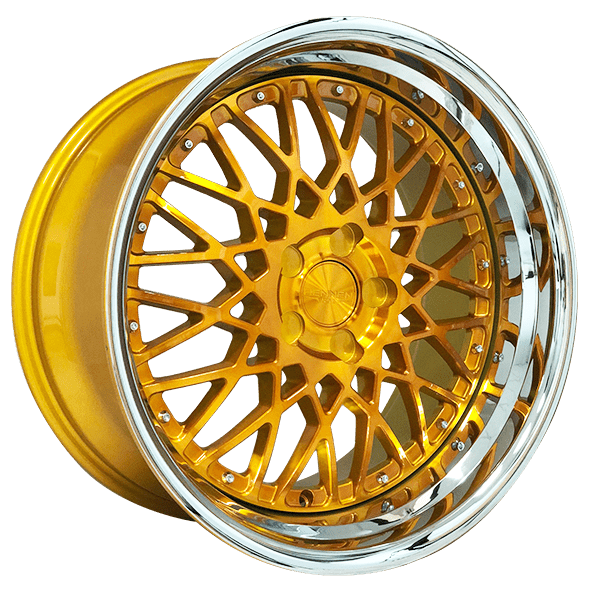 RENNEN CSL5 20x8.5 blank gold chrome ssl lip - Gun Hill Tire House (WTW - WHOLESALE TIRES & WHEELS)