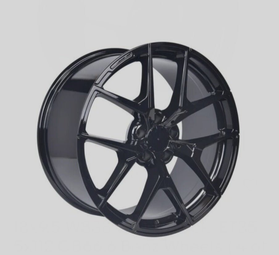 W838 19X8.5 5X112 GLOSS BLACK - Gun Hill Tire House (WTW - WHOLESALE TIRES & WHEELS)