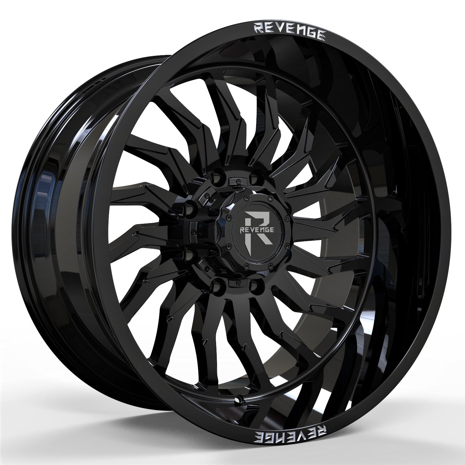 REVENGE RV - 204 20X10 8X165.1 GLOSS BLACK - Gun Hill Tire House (WTW - WHOLESALE TIRES & WHEELS)