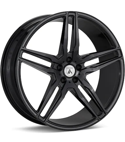 ASANTI BLACK LABEL ABL - 12 GLOSS BLACK PAINTED - Gun Hill Tire House (WTW - WHOLESALE TIRES & WHEELS)
