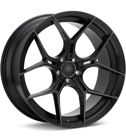 ASANTI BLACK LABEL ABL - 37 SATIN BLACK PAINTED - Gun Hill Tire House (WTW - WHOLESALE TIRES & WHEELS)