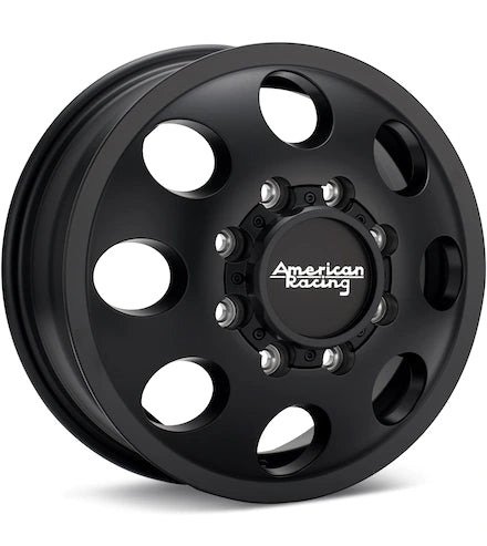 AMERICAN RACING WHEELS AR204 BAJA DUALLY BLACK PAINTED - Gun Hill Tire House (WTW - WHOLESALE TIRES & WHEELS)