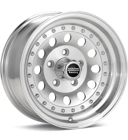 AMERICAN RACING WHEELS AR62 OUTLAW II SILVER MACHINED W/CLEARCOAT - Gun Hill Tire House (WTW - WHOLESALE TIRES & WHEELS)