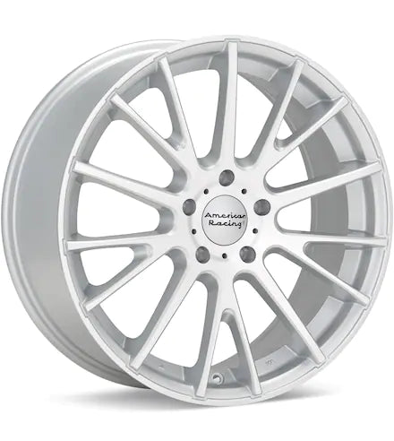 AMERICAN RACING WHEELS AR904 SILVER MACHINED W/CLEARCOAT - Gun Hill Tire House (WTW - WHOLESALE TIRES & WHEELS)