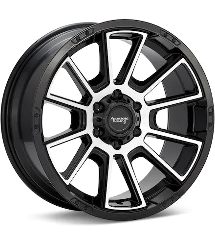 AMERICAN RACING WHEELS AR933 INTAKE MACHINED W/BLACK ACCENT - Gun Hill Tire House (WTW - WHOLESALE TIRES & WHEELS)