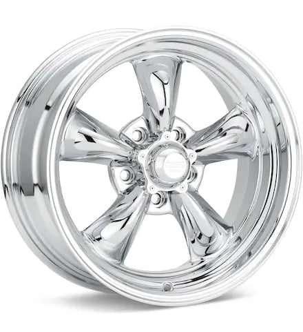 AMERICAN RACING AUTHENTIC HOT ROD VN615 TORQ THRUST II 1 PC CHROME PLATED - Gun Hill Tire House (WTW - WHOLESALE TIRES & WHEELS)