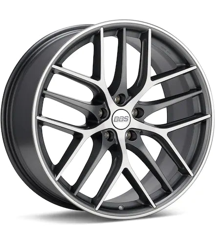 BBS CC - R BLACK W/POLISHED STAINLESS LIP - Gun Hill Tire House (WTW - WHOLESALE TIRES & WHEELS)
