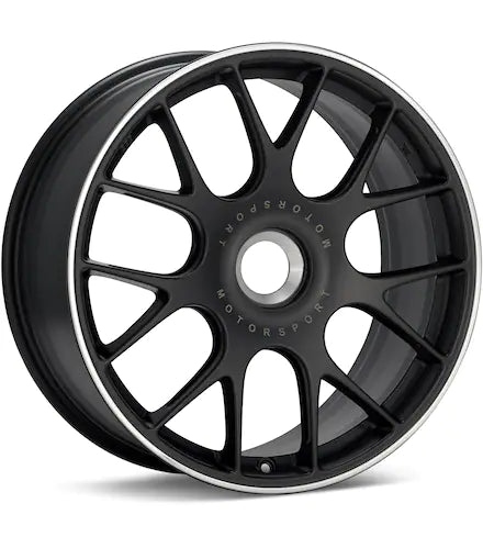 BBS CH - R CENTERLOCK BLACK W/POLISHED STAINLESS LIP - Gun Hill Tire House (WTW - WHOLESALE TIRES & WHEELS)
