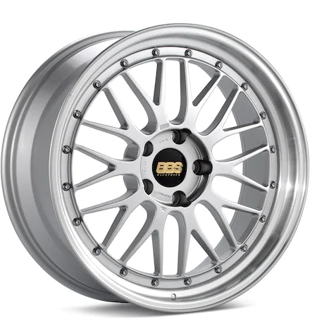 BBS LM BRIGHT SIL W/MACH LIP - Gun Hill Tire House (WTW - WHOLESALE TIRES & WHEELS)
