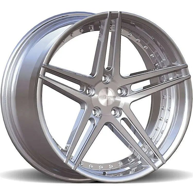 RENNEN CSL3 22x10.5 blank silver machine chrome bold - Gun Hill Tire House (WTW - WHOLESALE TIRES & WHEELS)