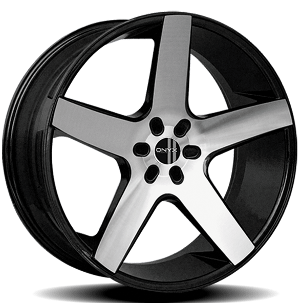 ONYX 908 20X8.5 6 LUG BLANK GLOSS BLACK MACHINE - Gun Hill Tire House (WTW - WHOLESALE TIRES & WHEELS)
