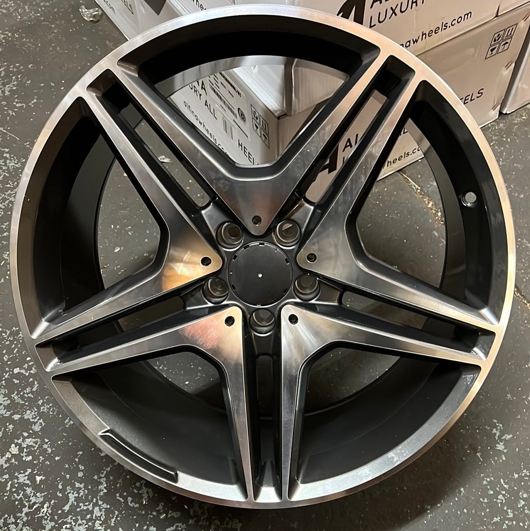 WCL101 WHEELS 20x8.5 5x112 GLOSS BLACK MACHINE - Gun Hill Tire House (WTW - WHOLESALE TIRES & WHEELS)