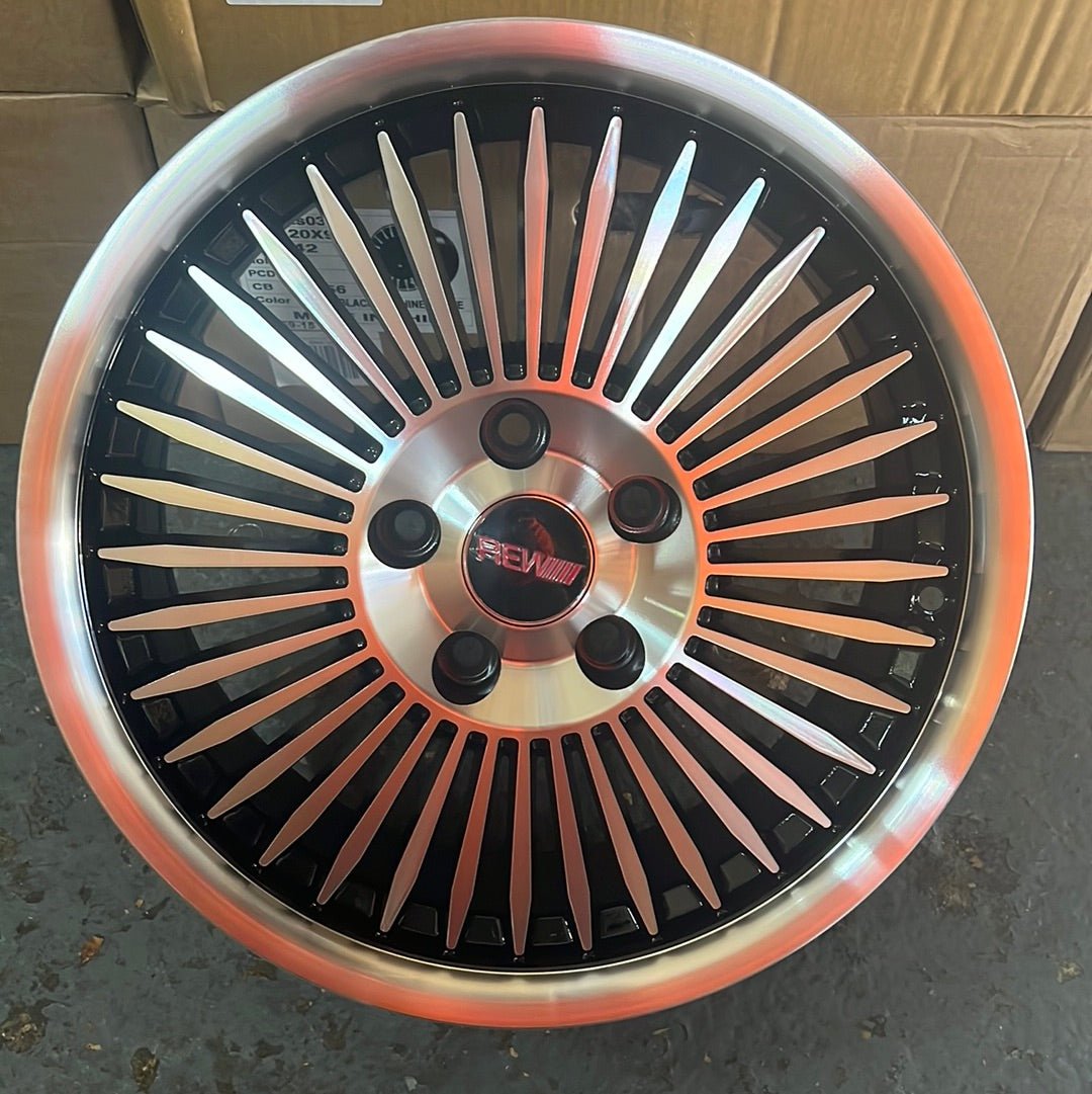 B260 16x6.5 5x4.5 BLACK MACHINE FACE - Gun Hill Tire House (WTW - WHOLESALE TIRES & WHEELS)