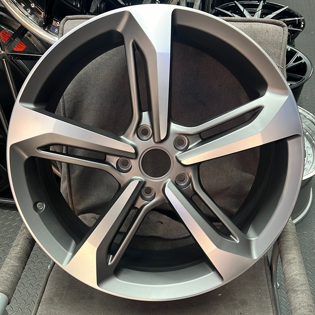 FR992 - 140310 21X9.0 5X130 GUN METAL MACHINED FACE - Gun Hill Tire House (WTW - WHOLESALE TIRES & WHEELS)