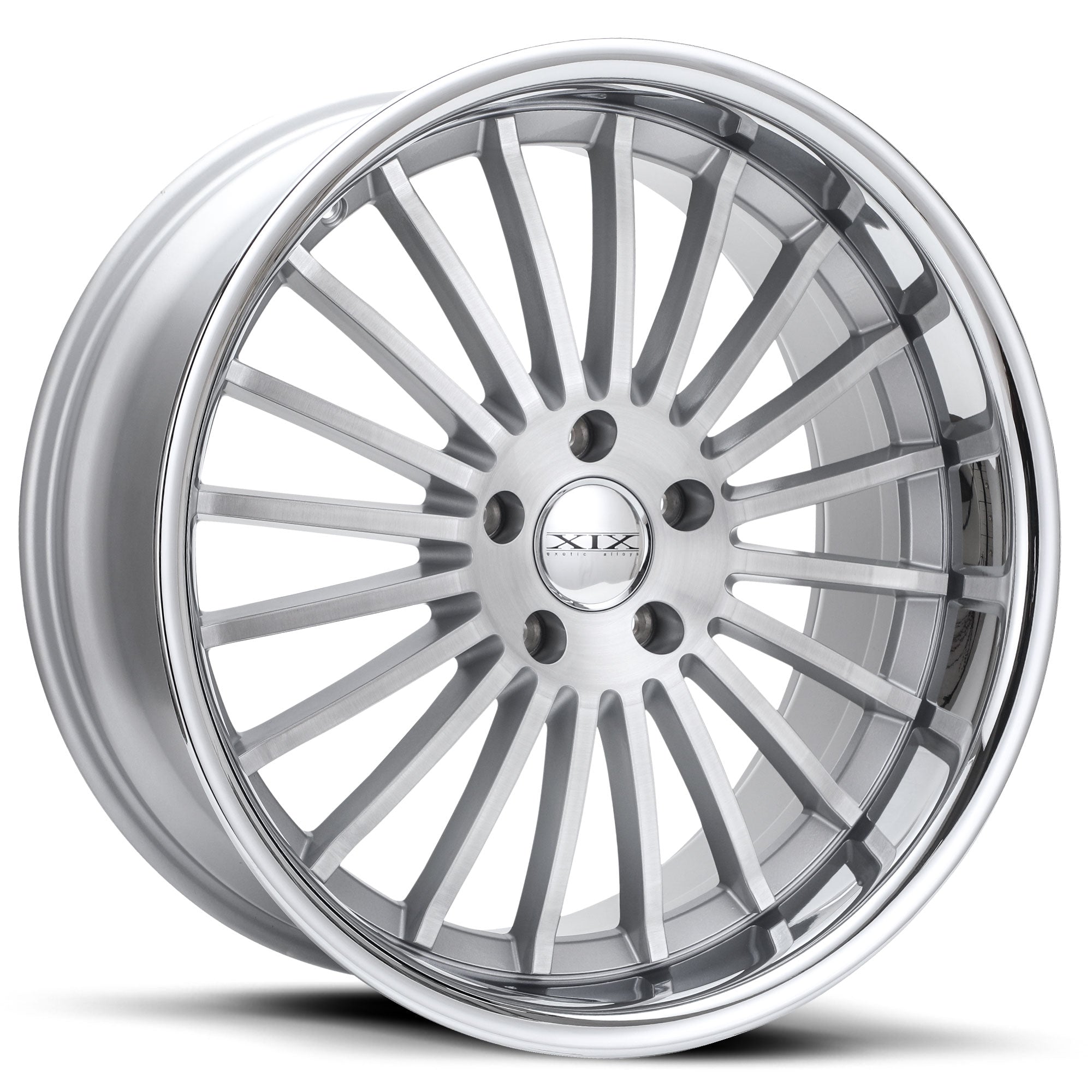 XIX X59 22x9 5X120 SBS SILVER BRUSH SS LIP - Gun Hill Tire House (WTW - WHOLESALE TIRES & WHEELS)