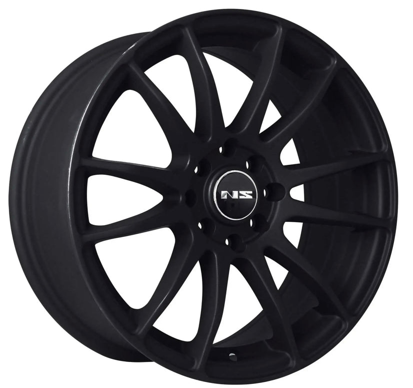 NS 1204 17X7.5 4X100 - 4X4.5 MATTE BLACK - Gun Hill Tire House (WTW - WHOLESALE TIRES & WHEELS)