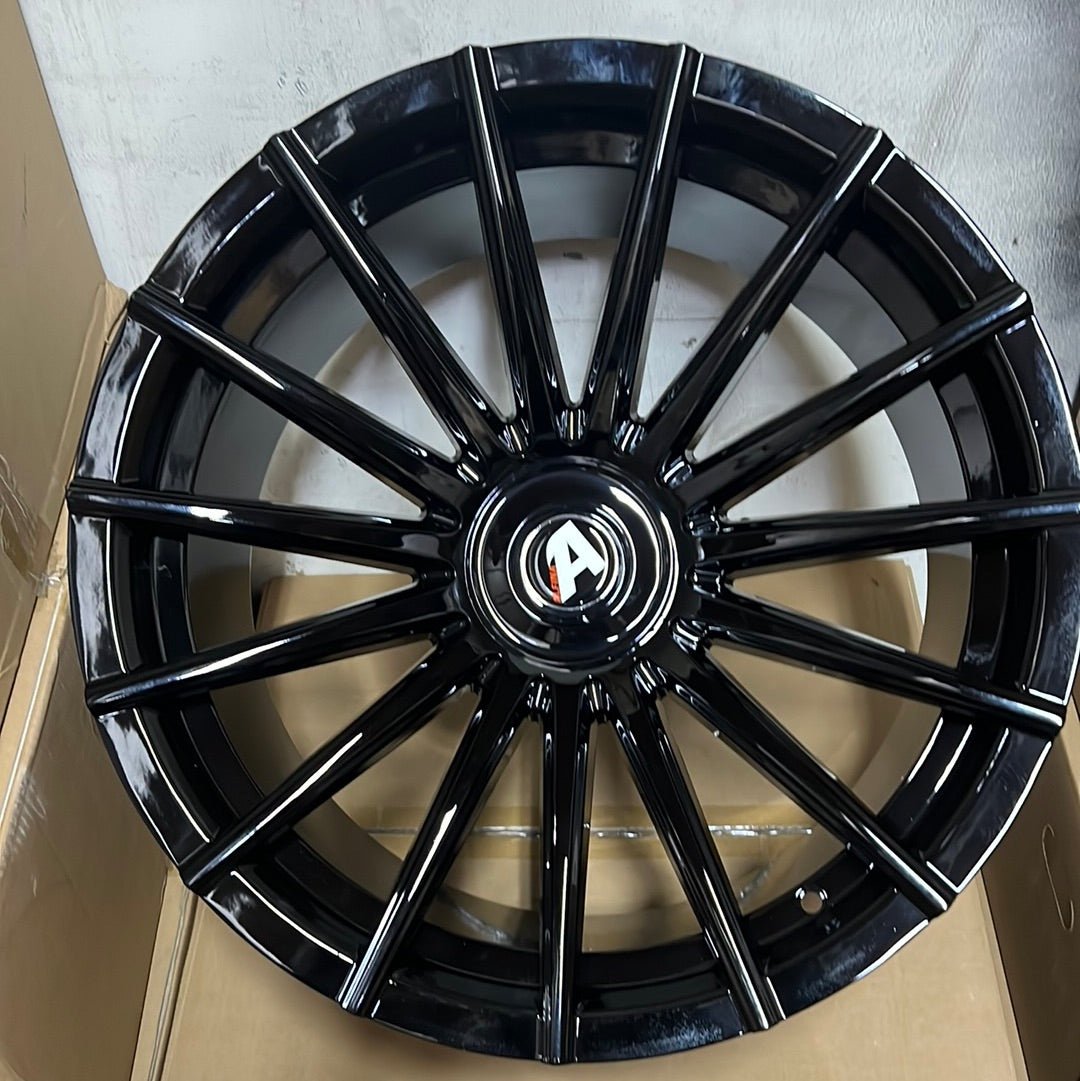 ALFINA A002 19x9.5 BLANK GLOSS BLACK - Gun Hill Tire House (WTW - WHOLESALE TIRES & WHEELS)