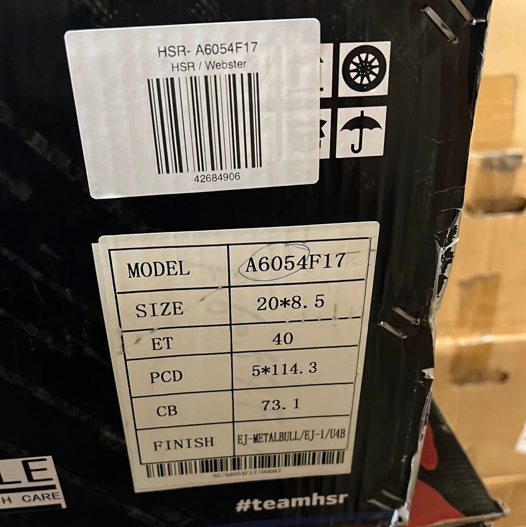 HSR - A6054F17 - Gun Hill Tire House (WTW - WHOLESALE TIRES & WHEELS)