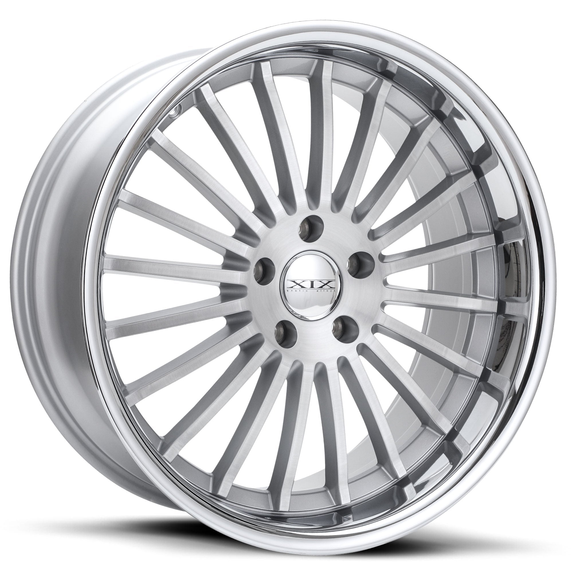 XIX X59 22x9 5x120 SILVER BRUSH SS LIP - Gun Hill Tire House (WTW - WHOLESALE TIRES & WHEELS)