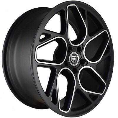 GWG BREMEN 20x10 LEFT BLANK SATINT BLACK MACHINED - Gun Hill Tire House (WTW - WHOLESALE TIRES & WHEELS)