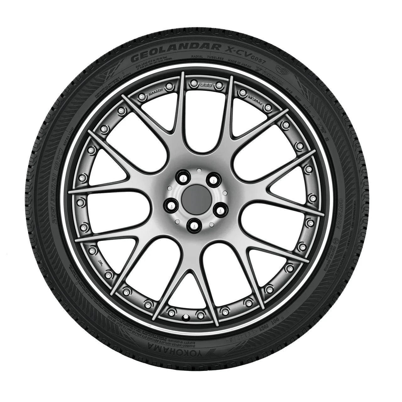 265/60R20 Yokohama Geolandar X - CV All Season 112H Suv/Crossover Tire - Gun Hill Tire House (WTW - WHOLESALE TIRES & WHEELS)