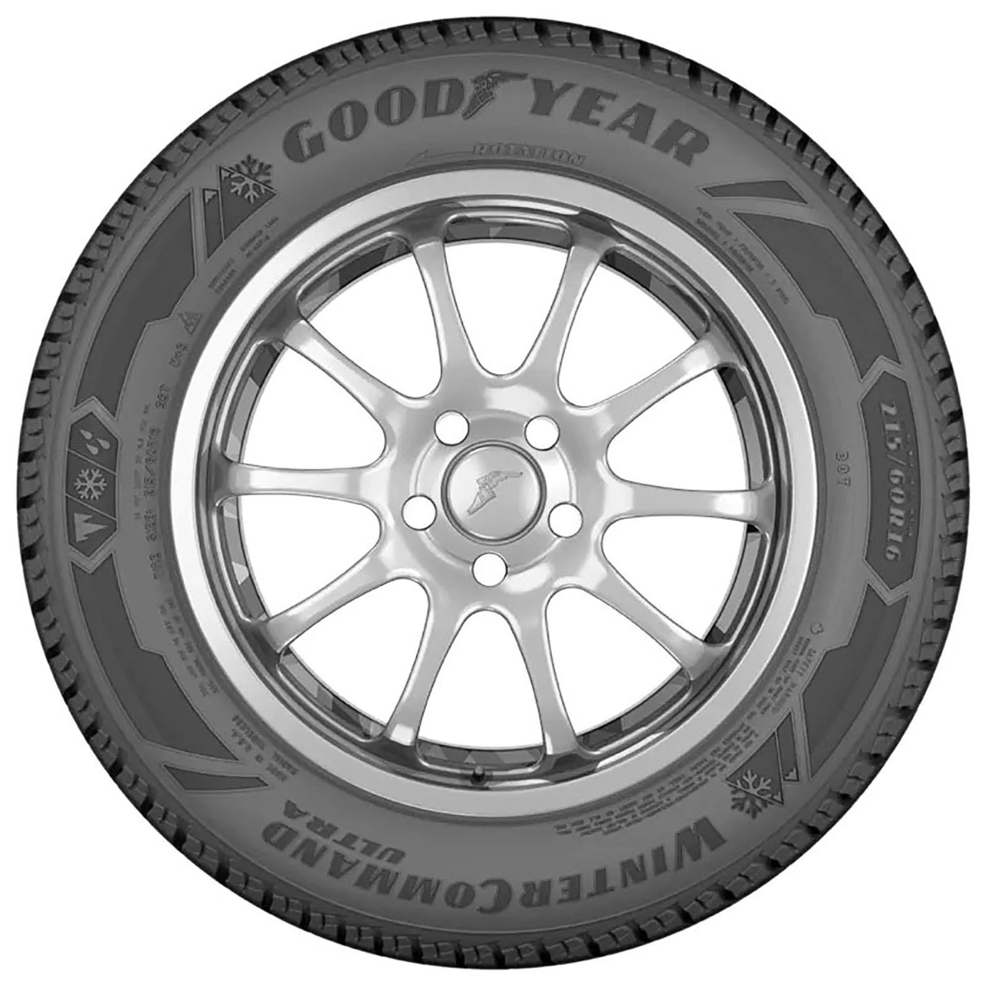 245/40R18 Goodyear Winter Command Ultra Winter 97V XL Passenger Tire - Gun Hill Tire House (WTW - WHOLESALE TIRES & WHEELS)