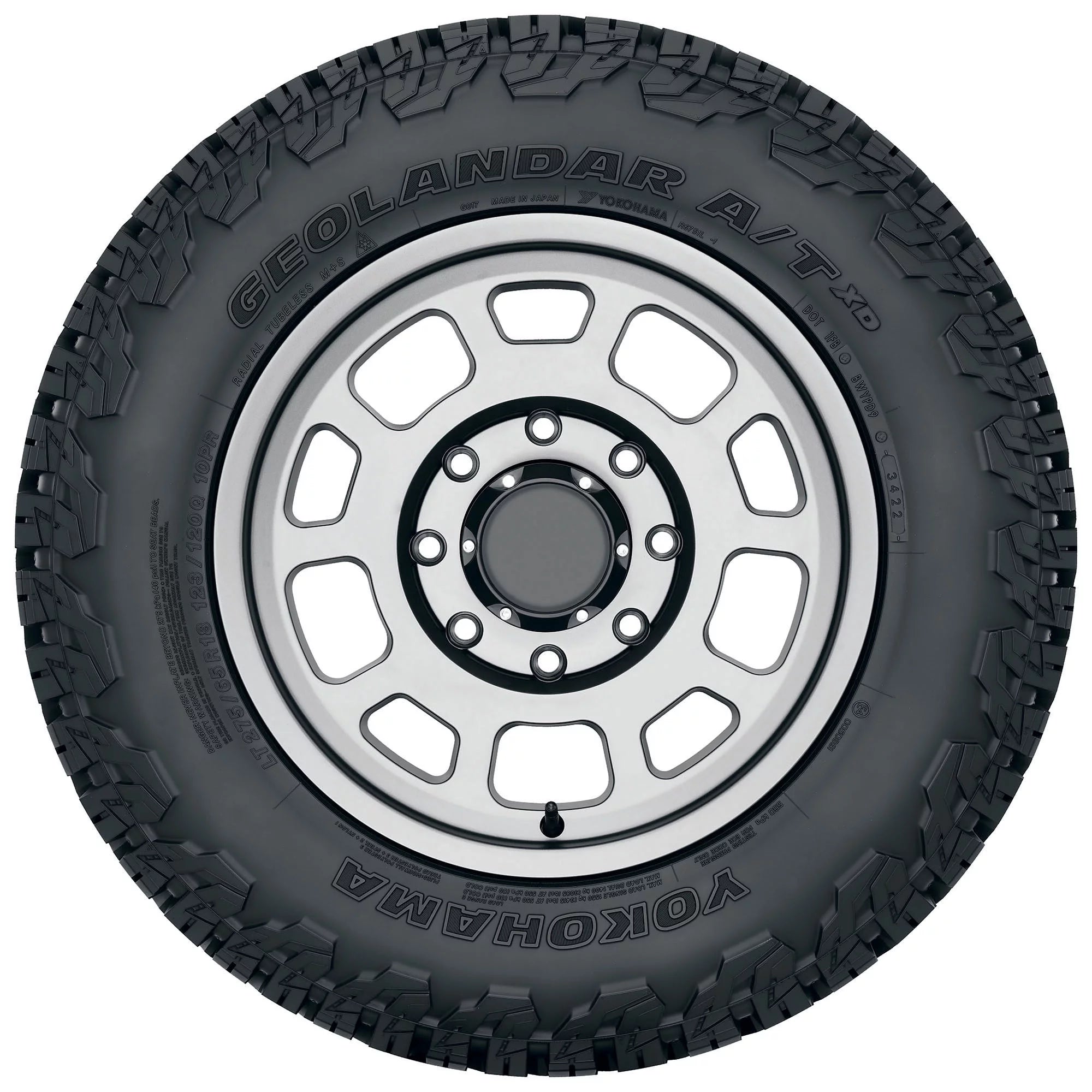 LT285/65R18 Yokohama Geolandar A/T XD All Terrain 125/122Q E Light Truck Tire - Gun Hill Tire House (WTW - WHOLESALE TIRES & WHEELS)